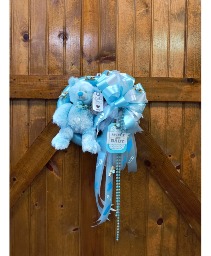 Baby Boy Door Wreath