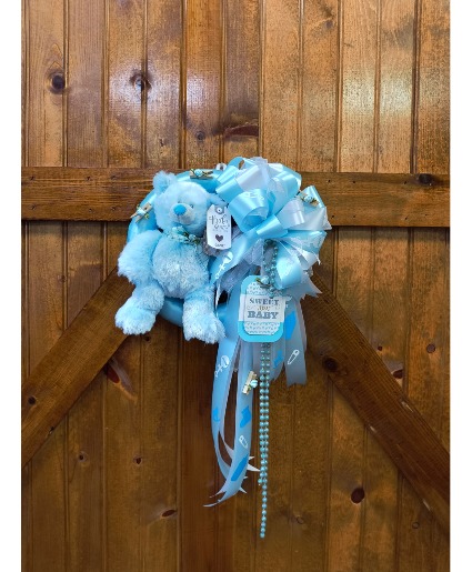 Baby Boy Door Wreath