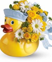 Baby Boy Ducky  Ducky Keepsake container 
