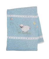 Baby Boy Lamb Blanket Baby Keepsake