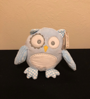 Baby Boy Owl Stuffed Plush with Rattle in Boise, ID | HEAVENESSENCE FLORAL & GIFTS Baby Boy Owl Stuffed Plush with Rattle in Boise, ID | HEAVENESSENCE FLORAL & GIFTS