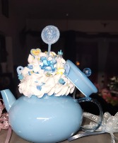 Baby Boy Teapot Glass