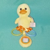 Baby Duck Rattle Plush