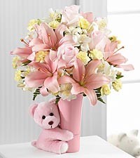 Baby Girl Big Hug Bouquet