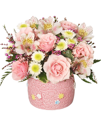 BABY GIRL BLOOMS Floral Arrangement in Abbotsford, BC - BUCKETS FRESH FLOWER  MARKET INC.