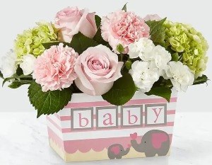 Baby Girl Box of Love Table Top