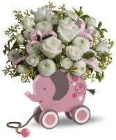 Baby Girl Elephant Arrangement  