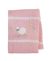 Baby Girl Lamb Blanket Baby Keepsake