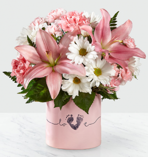 Baby Girl Tiny Miracle Bouquet in Canon City, CO | TOUCH OF LOVE FLORIST AND WEDDINGS Baby Girl Tiny Miracle Bouquet in Canon City, CO | TOUCH OF LOVE FLORIST AND WEDDINGS