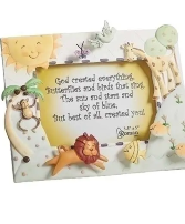 God Created Everything Baby Frame Baby Keepsake