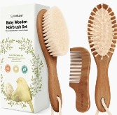 Baby Wooden Hairbrush Set Baby