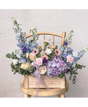 Blue Garden Crate 