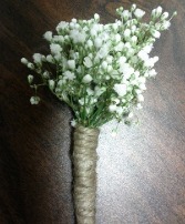 Baby's Breath w/Jute  Flowers to Wear