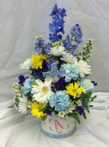 BABY'S FIRST BOUQUET BOY in Dayton, OH | FLOWERAMA BABY'S FIRST BOUQUET BOY in Dayton, OH | FLOWERAMA