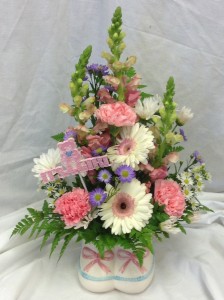 BABY'S FIRST BOUQUET GIRL in Dayton, OH | FLOWERAMA BABY'S FIRST BOUQUET GIRL in Dayton, OH | FLOWERAMA