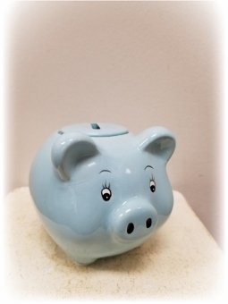 Baby's First Piggy Bank Boy Add on Item