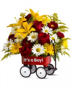 Baby's First Wagon - Boy Keepsake Wagon Arrangement in Warrington, PA | ANGEL ROSE FLORIST INC. Baby's First Wagon - Boy Keepsake Wagon Arrangement in Warrington, PA | ANGEL ROSE FLORIST INC.