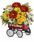Baby's wagon Baby bouquet