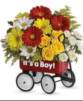 Baby's Wow Wagon By Teleflora - Boy 