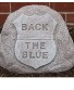 Back The Blue Concrete Memorial