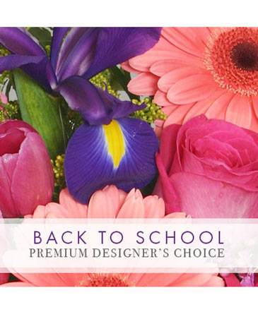 Back to School Bouquet Premium Designer's Choice in Huntington, TX | LIZA'S GARDEN 