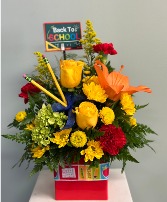 Back-to-School Box O' Flowers 