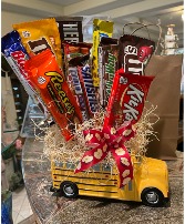 Back To School Candy Bouquet Gift Basket