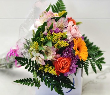 Ballet Arts 5:45pm and 6:45pm Show Wrapped Bouquet in Henderson, NC | Michael's Florist Ballet Arts 5:45pm and 6:45pm Show Wrapped Bouquet in Henderson, NC | Michael's Florist