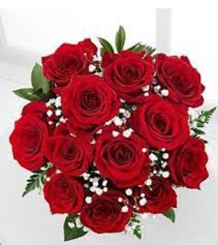 Wrapped Red Roses 2pm Show Wrapped Bouquet