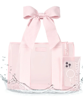 Ballet Pink Bow Jelly Tote Bag  