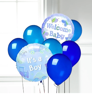 Balloon Bouquet Baby Boy 