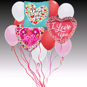 Balloon Bouquet - Love in Rossville, GA | Ensign The Florist Balloon Bouquet - Love in Rossville, GA | Ensign The Florist