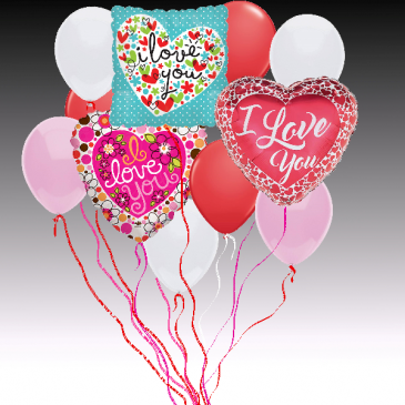 Balloon Bouquet - Love  in Rossville, GA | Ensign The Florist