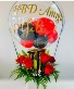 Balloons with flowers 