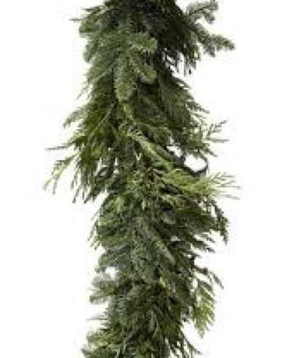 Balsam, Cedar, White Pine Garland Mix 20 Foot Length or 50 Foot Length