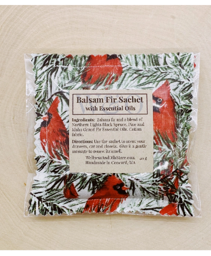 Balsam Fir Sachet With essential oils