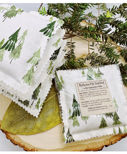 Balsam Fir Sachet With essential oils