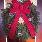 Balsam Wreath Decorated 