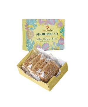 Banana Bread Shortbread Cookies 