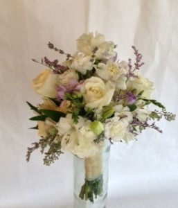 A White & Seeded Eucalyptus Bouquet