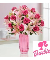 Barbie inspired Magnificent Pink Vase arrangement