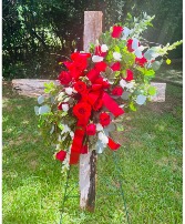 Cross With Roses 