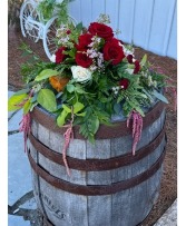 Barrel of Roses Wedding topper