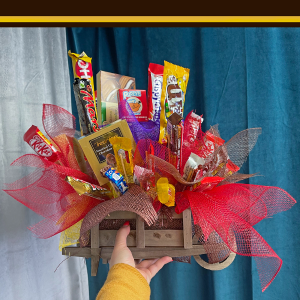 Barrow of Bars Candy Bouquet