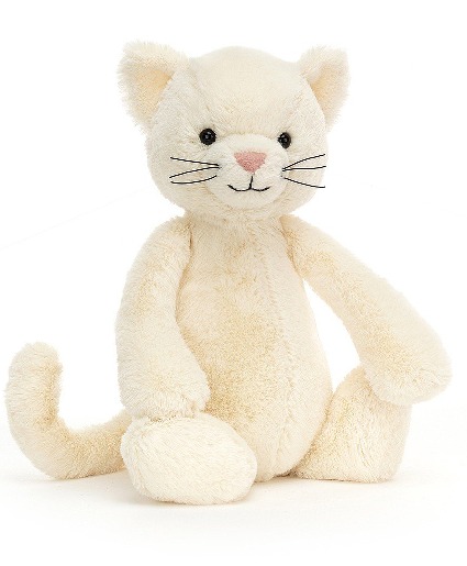 Bashful Cream Kitten by Jellycat Plush animal