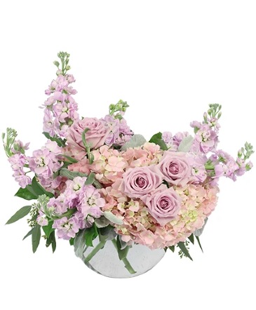 Bashful Enchantment Vase Arrangement  in Madill, OK | Flower Basket FLORAL DESIGN & GIFTS