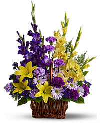 BASKET 1 FUNERAL PC GOOD FOR FUNERAL AND MEMORIAL SERVICES 