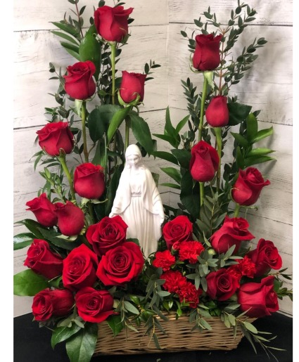 The Blessed Madonna Funeral/Sympathy Basket