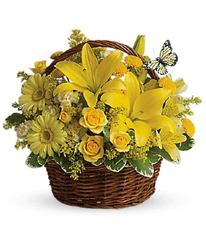 Basket full of wishes basket floral