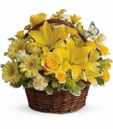 Basket Full of Wishes T27-2B Brighten Your Day!